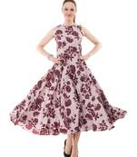 Women's Multi-Coloured Fit & Flare Maxi Dress