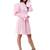Women's Crepe Pink Pleated Mini Dress