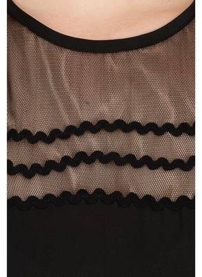 Women's Crepe Black Casual Jumpsuit 4