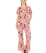 Women's Crepe Multi-Coloured Casual Jumpsuit