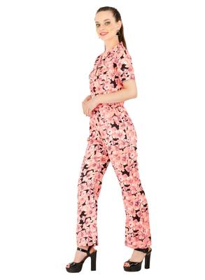Women's Crepe Multi-Coloured Casual Jumpsuit 2
