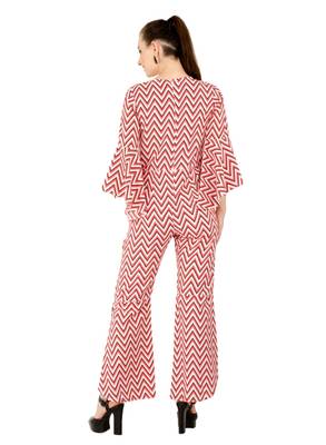 Women's Crepe Multi-Coloured Casual Jumpsuit 3