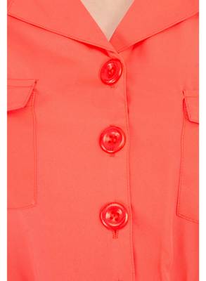 Women's Crepe Pink Casual Jumpsuit 4