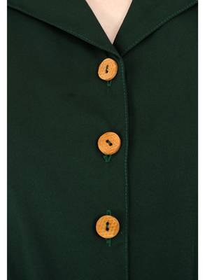 Women's Crepe Green Casual Jumpsuit 4
