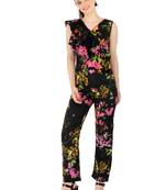 Women's Crepe Multi-Coloured Casual Jumpsuit