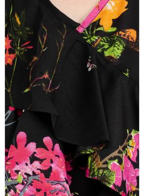 Women's Crepe Multi-Coloured Casual Jumpsuit 4