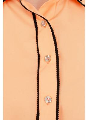 Women's Crepe Peach Casual Jumpsuit 4