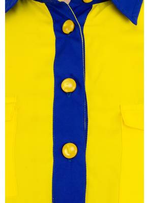 Women's Crepe Yellow Casual Jumpsuit 4