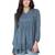 Grey plain polyester tops