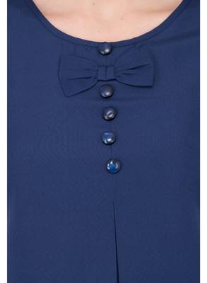 Blue plain crepe tops 4
