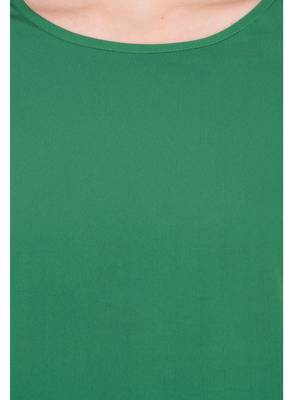 Green plain crepe tops 4