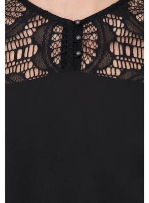 Black plain crepe tops 4