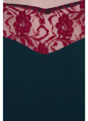 Green plain Crepe tops 4