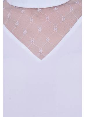 White plain Crepe tops 4