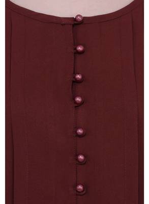 Brown plain Crepe tops 4