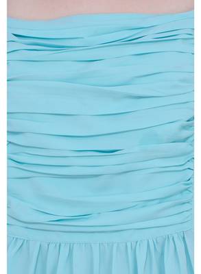 blue plain Crepe tops 4