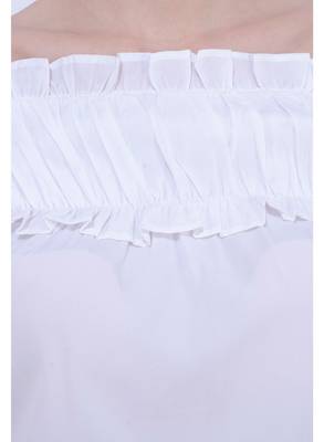 White plain Crepe tops 4