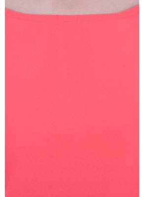 Pink plain Crepe tops 4