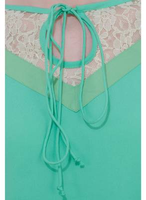 Green plain Crepe tops 4