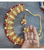 Meenakari Kundan Gold Plated Necklace Set