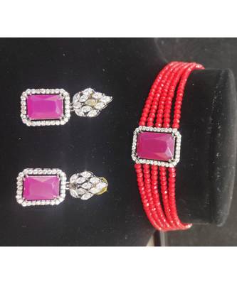 American Diamond Chokar Set 1