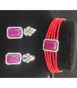 American Diamond Chokar Set