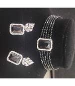 American Diamond Chokar Set