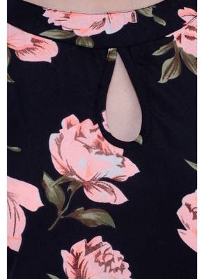 Black plain Crepe tops 4