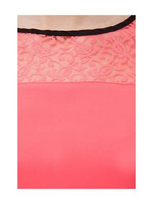 Women's  Crepe Net Pink Casual Top 4