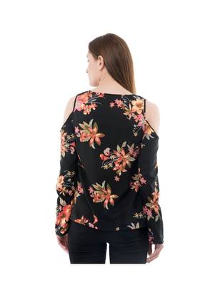 Women's Crepe Multi-Coloured Casual Top 3