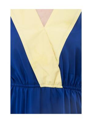 Women's Crepe Blue Casual Top 4