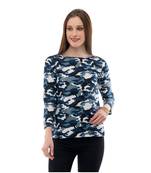 Women's Crepe Multi-Coloured Casual Top