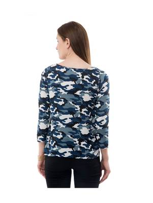 Women's Crepe Multi-Coloured Casual Top 3