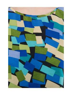 Women's Crepe Multi-Coloured Casual Top 4