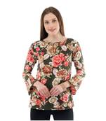 Women's Crepe Multi-Coloured Casual Top