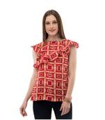 Women's Crepe Multi-Coloured Casual Top