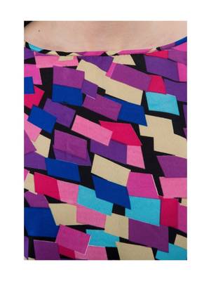 Women's Crepe Multi-Coloured Casual Top 4