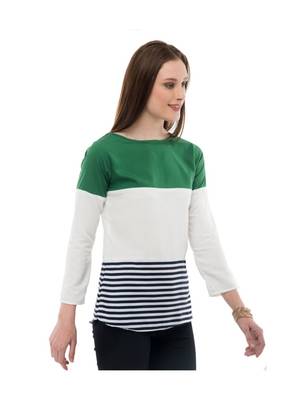 Women's Crepe Multi-Coloured Casual Top 2