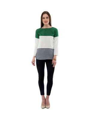 Women's Crepe Multi-Coloured Casual Top 5