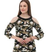 Women's Crepe Multi-Coloured Casual Top