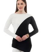 Women's Viscose Black Casual Top