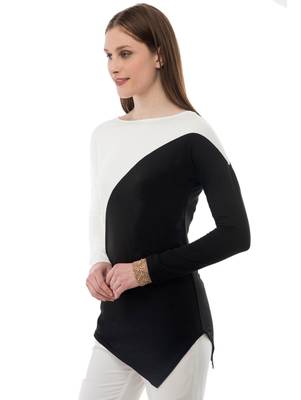 Women's Viscose Black Casual Top 2