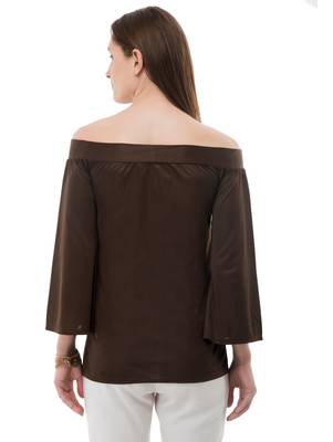 Women's Viscose Brown Casual Top 3