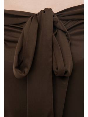 Women's Viscose Brown Casual Top 4