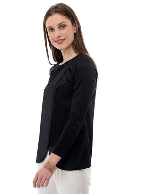 Women's Viscose Black Casual Top 2