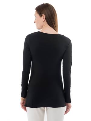 Women's Viscose Black Casual Top 3
