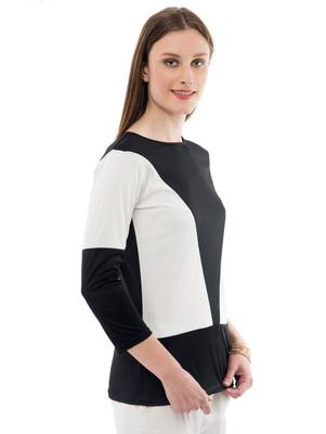 Women's Viscose Black Casual Top 2