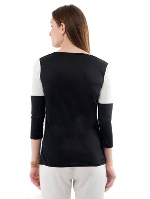 Women's Viscose Black Casual Top 3