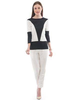 Women's Viscose Black Casual Top 5