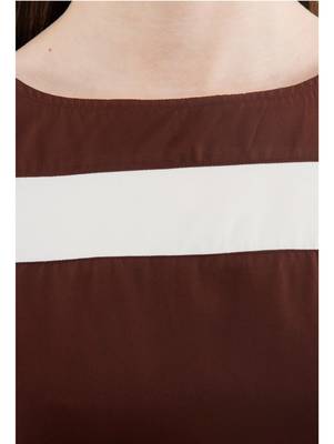 Women's Crepe Brown Casual Top 4